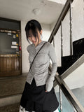 SHIRRING SNAP HOOD TEE