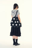 Dot cotton tote bag