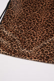 Melta leopard drawstring bag