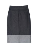FLIP DENIM SKIRT