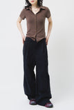 (W) Grimes Linen Collar Top