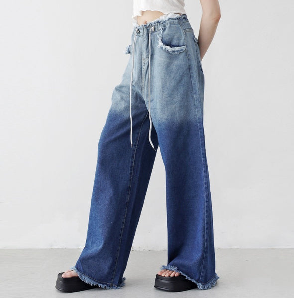 【NONCODE】Lipe Gradient Washing Pants NONCODE(ノンコード) - リペグラデーションウォッシュ加工パンツ