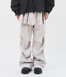 (W) Flow Satin Skirt Pants