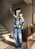 RIZE 2-TUCK DENIM PT