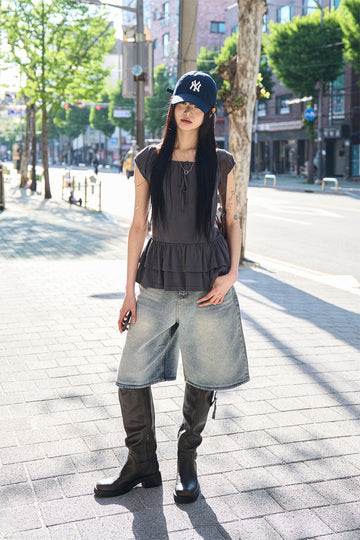 All X-ray bermuda denim