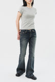 (W) Petti Low Bootscut Denim