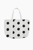 Dot cotton tote bag