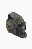 Moss denim belt bag