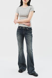 (W) Petti Low Bootscut Denim