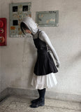 SHIRRING SNAP HOOD TEE