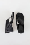 Air wedge flip flop mule