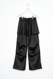 (W) Flow Satin Skirt Pants