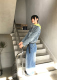 RIZE 2-TUCK DENIM PT