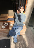 RIZE 2-TUCK DENIM PT