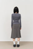 (W) Tilda Pin Striped Skirt