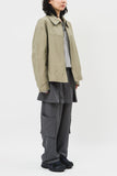 (W) Tog Pleats Cargo Skirt Pants