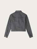 (W) Steel Denim Jacket