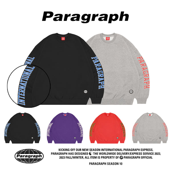 【Paragraph】23FW★ PARAGRAPH EXPRESS CREW no.053 Paragraph(パラグラフ) - パラグラフエクスプレススウェット