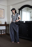 Ader pintuck wide slacks