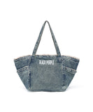 Denim Fringe Shoulder Bag