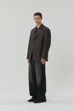 23SS CRACK COATING BLAZER
