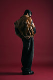 23SS SEPARATE LEATHER PATCH BOMBER