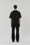 23SS SNAP BACK SLIT WIDE JEAN