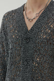 23SS PUNCHING KNIT CARDIGAN