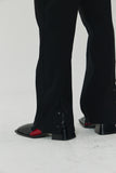 23SS SNAP BACK SLIT WIDE JEAN