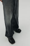 23SS FRONT BACK UNBALANCE WLAP DENIM PANTS