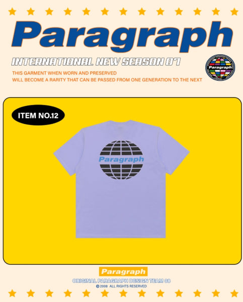 Paragraph(パラグラフ) - 22SS Classic Blue Logo T-shirt (No.12