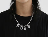 4p ball-chain BBBB necklace