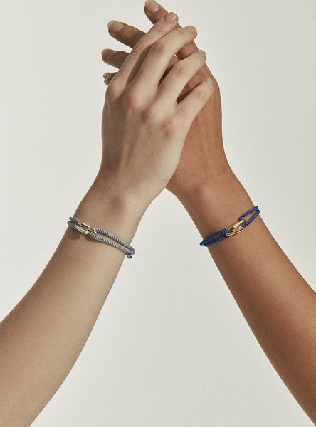 【HYERES LOR】H Edition Silver dual H string bracelet HYÈRES LOR (イエールロール ) - H Edition Silver dual H