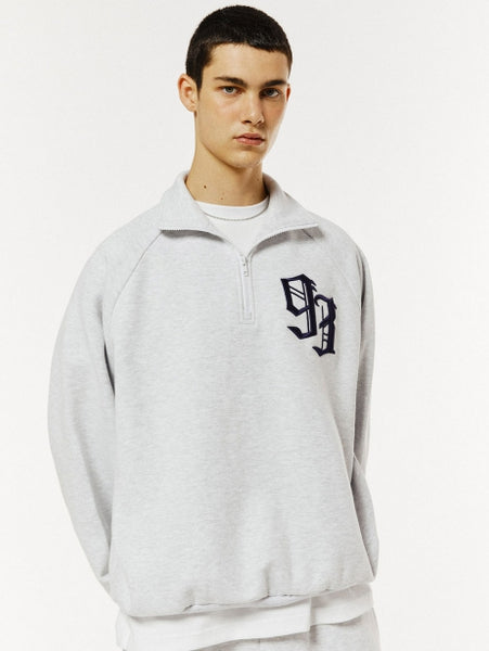 【1993studio】22FW★ 93 logo half zip up 1993studio(1993スタジオ) - 93 logo half zip up – einz.jp