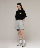 SMILE GOOD DAY Logo Dot Smile Short Sleeve Tee