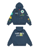 22ss Say Happy Hood Zip-up (No.20)