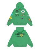 22ss Say Happy Hood Zip-up (No.20)