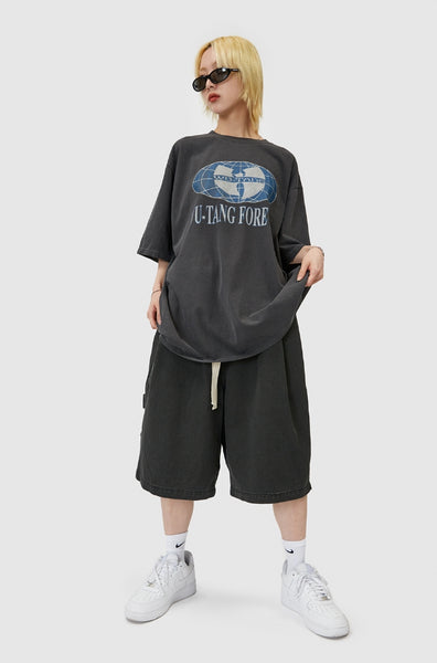 Raucohouse(ラウコハウス) - Wu tang clan printing over t