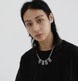 4p ball-chain BBBB necklace