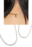 6mm Pearl Little Ball Chain Necklace