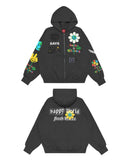 22ss Say Happy Hood Zip-up (No.20)