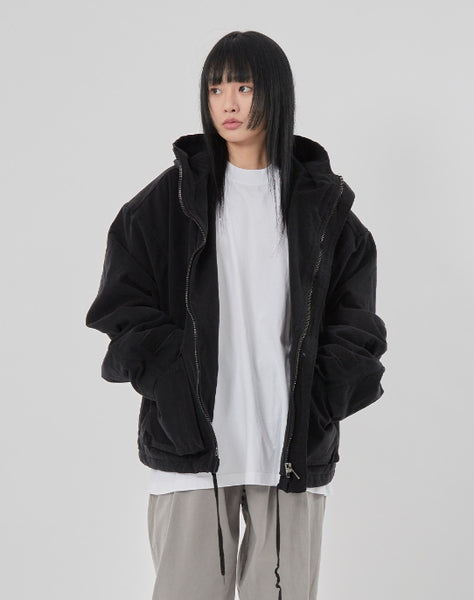 Raucohouse(ラウコハウス) - Over fit hood filed quilting