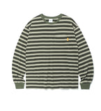 22FW STRIPED POCKET LS TEE