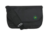 Green Flower Embroidered Cross Messenger Bag