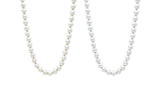 8mm Little Pearl Ball Chain Necklace
