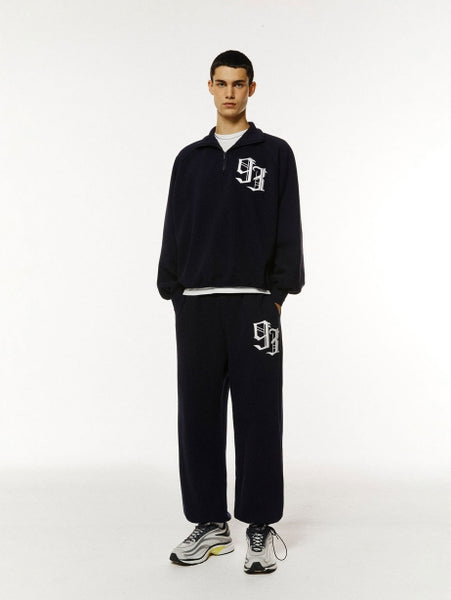●1993STUDIO●93 LOGO HALF ZIP-UP 男女兼用 スウェット ロゴ 1993studio(1993スタジオ) - 93 logo half zip up – einz.jp