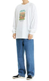 22FW FLOWER KITTY LS TEE