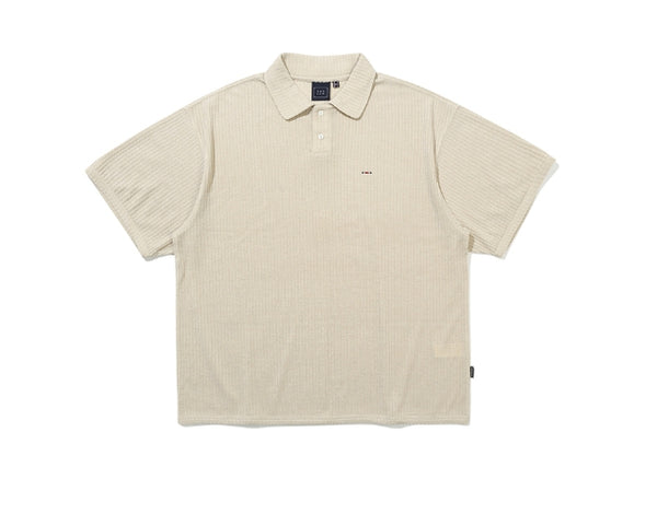 ROMANTIC CROWNのMINIMAL LOGO KNIT POLO 全3色 ROMANTIC CROWN]☆MINIMAL LOGO KNIT POLO