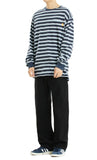 22FW STRIPED POCKET LS TEE