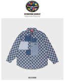 22SS Denim Checker Shirt (No.1)